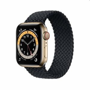 COTEetCI nylónový náramok 134 mm pre Apple Watch 424445 mm, čierny WH5306-BK-134