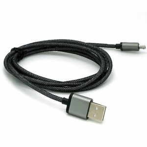 Dátový a nabíjací kábel s Micro USB konektorom, dĺžka 1 meter, Grey SA220MU-GY