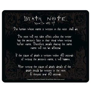 Death Note Mousepad - Rules ABYACC087 