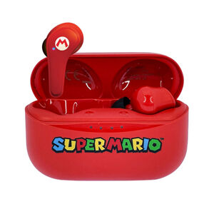 Detské bezdrôtové slúchadlá OTL Technologies Super Mario, červené SM0894