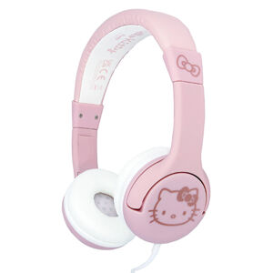 Detské káblové slúchadlá OTL Technologies Hello Kitty Soft Pink & Rose Gold HK1184