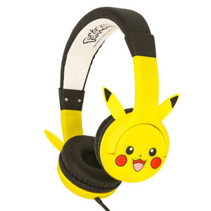 Detské káblové slúchadlá OTL Technologies Pokemon Pikachu s uškami PK1178