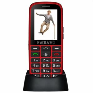 EVOLVEO EasyPhone EG, červená