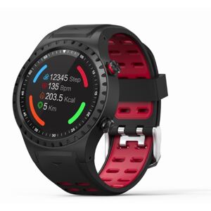 Evolveo SportWatch M1S - chytré športové hodinky s podporou SIM, BlackRed SPW-M1S-RED