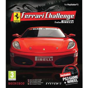 Ferrari Challenge Trofeo Pirelli + PS3 Game Wheel PS3
