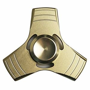 Fidget Spinner, Triangle2 - kovový, zlatý