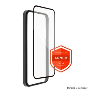 FIXED Armor prémiové ochranné tvrdené sklo pre Apple iPhone 15, čierne FIXGA-1200-BK