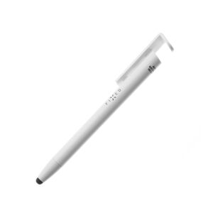 FIXED dotykové pero 3 v 1 so stylusom a stojanom, biele FIXPEN-WH
