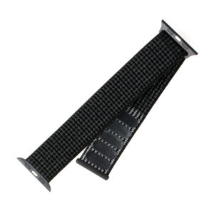 FIXED Nylon Strap for Apple Watch 424445 mm, reflex black, vystavený, záruka 21 mesiacov FIXNST-434-REBK
