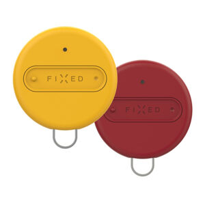Fixed Sense smart tracker, dvojbalenie - žltá, červená FIXSM-SMS-YLRD