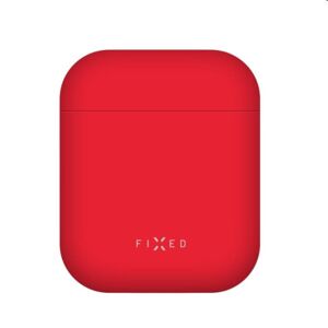 FIXED Silky Silikónové púzdro pre Apple AirPods 12, červené FIXSIL-753-RD