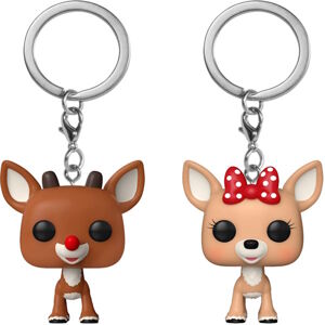 Funko POP! 2 Pack Kľúčenky Rudolph and Clarice (Rudolph The Red-Nosed Reindeer)