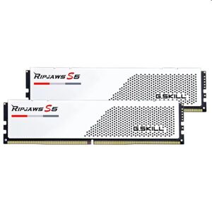 G.SKILL 64GB kit DDR5 6000 CL30 Ripjaws S5 white F5-6000J3040G32GX2-RS5W