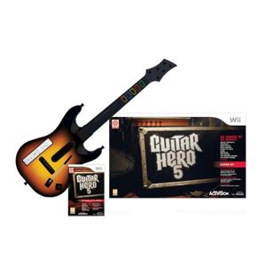 Guitar Hero 5 + gitara Wii