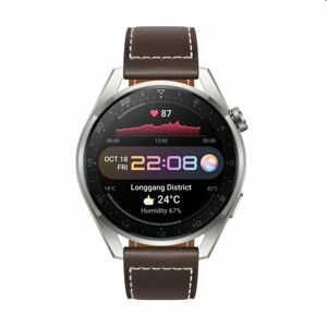 Huawei Watch 3 Pro, brown leather - OPENBOX (Rozbalený tovar s plnou zárukou) 55026781