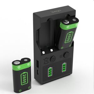 iPega nabíjačka batérií pre ovládač do Xbox Series XS + 2ks batérií 2200mAh, black PG-XBX010