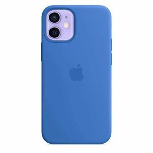 Apple iPhone 12 mini Silicone Case with MagSafe, capri blue MJYU3ZM/A