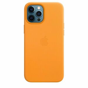 Apple iPhone 12 Pro Max Leather Case with MagSafe, california poppy MHKH3ZM/A