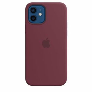 Apple iPhone 12 Pro Max Silicone Case with MagSafe, plum MHLA3ZM/A