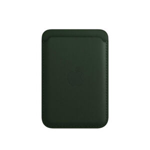 iPhone Leather Wallet with MagSafe, sequoia green MM0X3ZMA