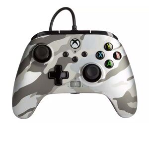 Káblový ovládač PowerA Enhanced pre Xbox Series, Metallic Camo White 1520329-01
