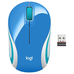 Kancelárska myš Logitech Wireless Mini Mouse M187, blue 910-002733