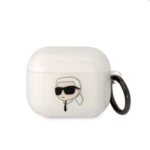 Karl Lagerfeld 3D Logo NFT Karl Head TPU obal pre Apple AirPods 3, biely 57983112344