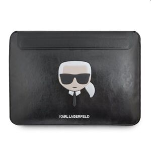 Karl Lagerfeld Head Embossed Computer Sleeve 1314", čierne 57983107434