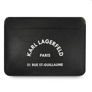 Karl Lagerfeld Saffiano RSG Embossed Computer Sleeve 1314", čierne 57983107436