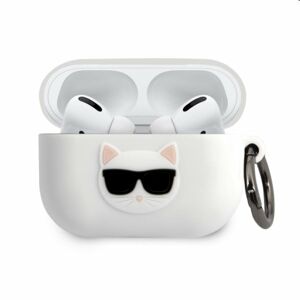 Karl Lagerfeld silikónový obal pre Apple AirPods Pro, biely 57983103058