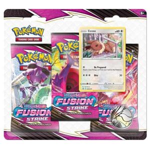 Kartová hra Pokémon TCG Sword & Shield 8 Fusion Strike 3 pack Blister Eevee (Pokémon) 179-82920