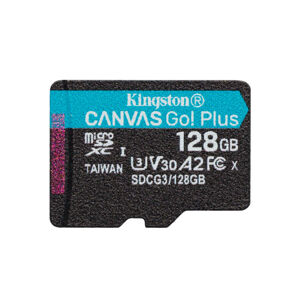 Kingston Canvas Go Plus Micro SDXC 128 GB, UHS-I U3 A2, Class 10 - rýchlosť 17090 MBs SDCG3128GBSP