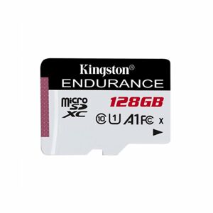 Kingston High Endurance Micro SDXC 128 GB, UHS-I U1, Class 10 - rýchlosť 95 MBs SDCE128GB