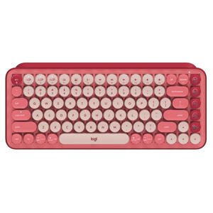 Bezdrôtová klávesnica Logitech POP Key Heartbreaker, ružová 920-010737