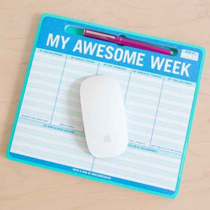 Knock Knock Mousepad My Awesome Week Pen-to-Paper KS068156
