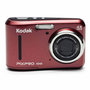 Kodak PIXPRO Friendly Zoom FZ43, červený KOFZ43RD