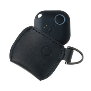 Kožené puzdro FIXED Smile Case so smart trackerom FIXED Smile Pro, čierne FIXSM-C2-BK