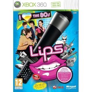 Lips: I Love the 80’s + mikrofón XBOX 360