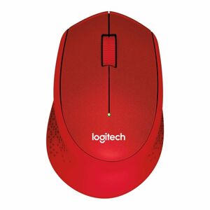 Logitech M330 Silent Plus Wireless Mouse, červená 910-004911