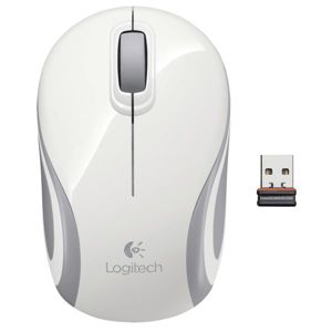 Kancelárska myš Logitech Wireless Mini Mouse M187, white 910-002735