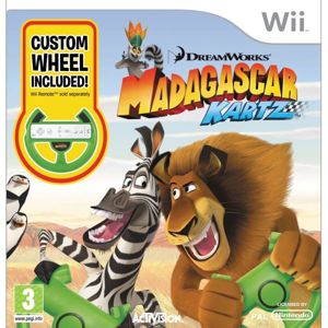 Madagascar Kartz + volant Wii