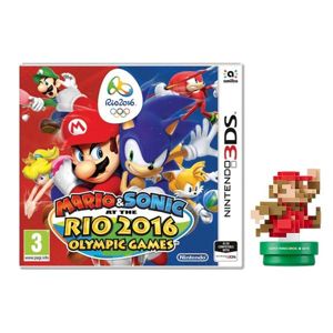 Mario & Sonic at the Rio 2016 Olympic Games + amiibo Classic Colours Mario 3DS