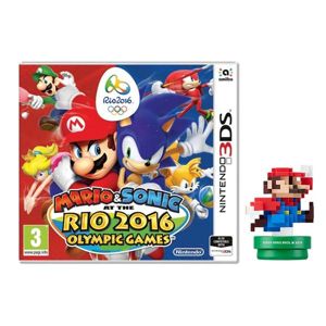 Mario & Sonic at the Rio 2016 Olympic Games + amiibo Modern Colours Mario 3DS