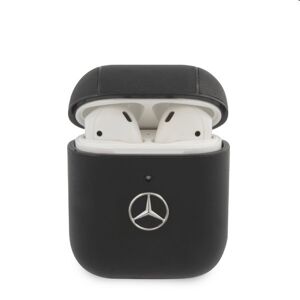 Mercedes kožené puzdro pre AirPods 12, čierny 2453643
