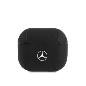 Mercedes kožené puzdro pre AirPods 3, čierny 57983103624