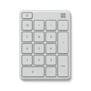 Microsoft Numerická Bluetooth klávesnice Wireless Number Pad, Glacier 23O-00025