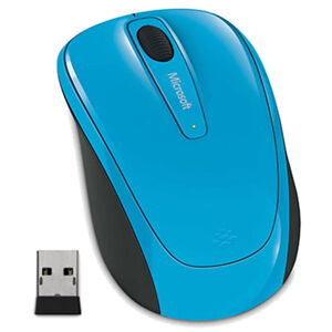 Microsoft Wireless Mobilná Myš 3500, azúrovo modrá GMF-00292