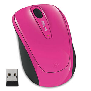Microsoft Wireless Mobilná Myš 3500, pink GMF-00277
