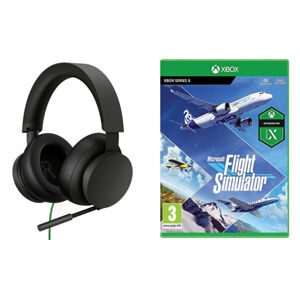 Microsoft Xbox Wired Headset + Microsoft Flight Simulator 8LI-00002