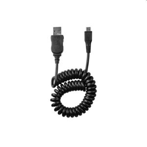 MicroUSB kábel flexibilný - 1 meter, black C100-0501-BK